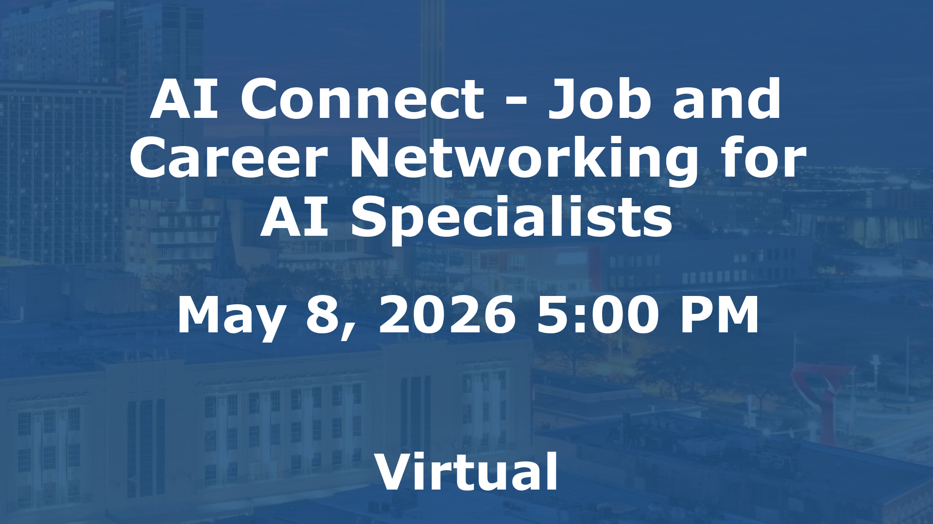 AI Connect - Job and Career Networking for AI Specialists event image